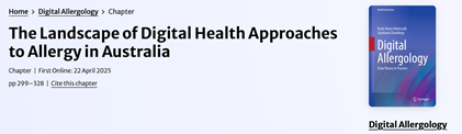 Digital Health Approaches to Allergy