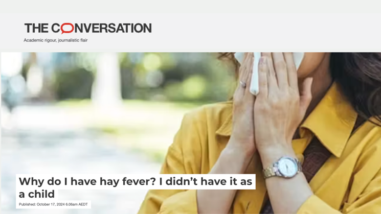 Why do I have hay fever?