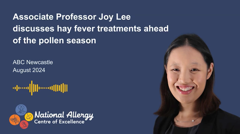 A/Prof Joy Lee ABC Newcastle