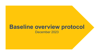 Drug allergy baseline overview protocol