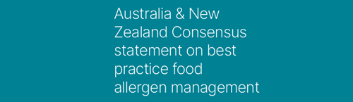 Food allergy consensus
